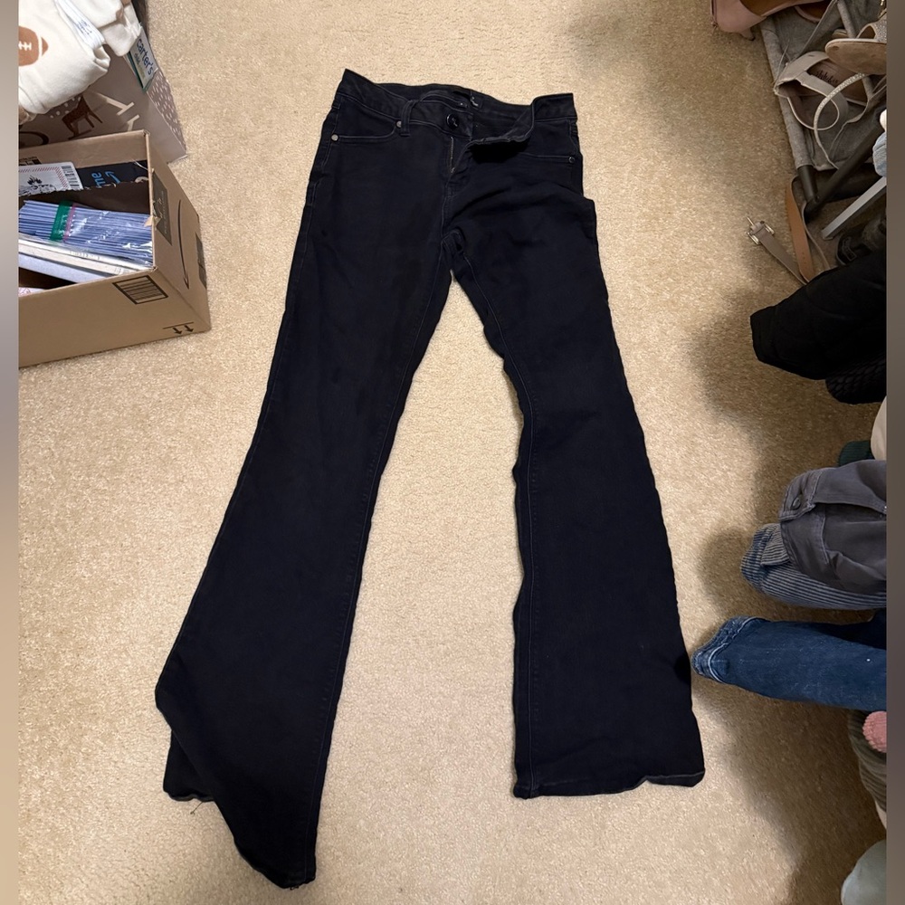 Black Flared Jeans